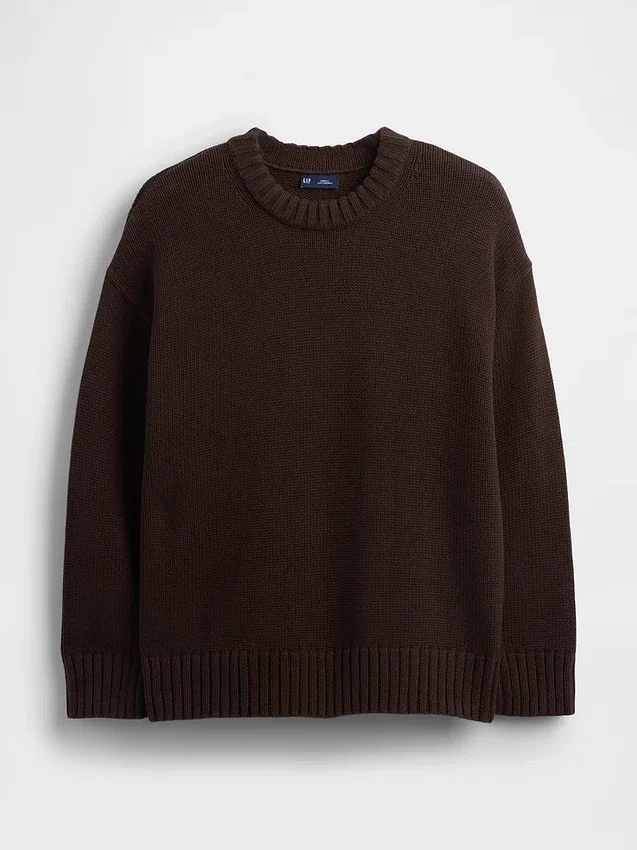 Oversized genser i 100 % bomull