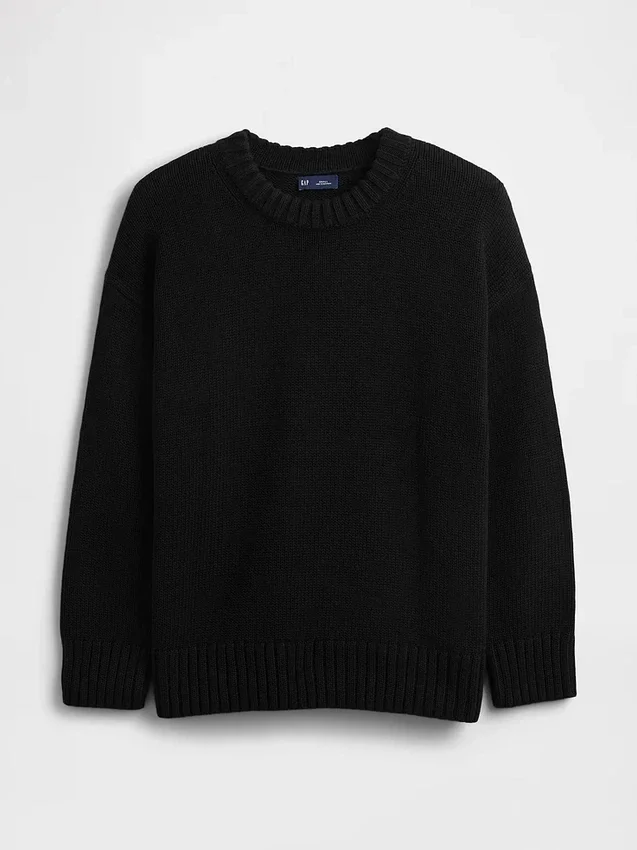 Oversized genser i 100 % bomull