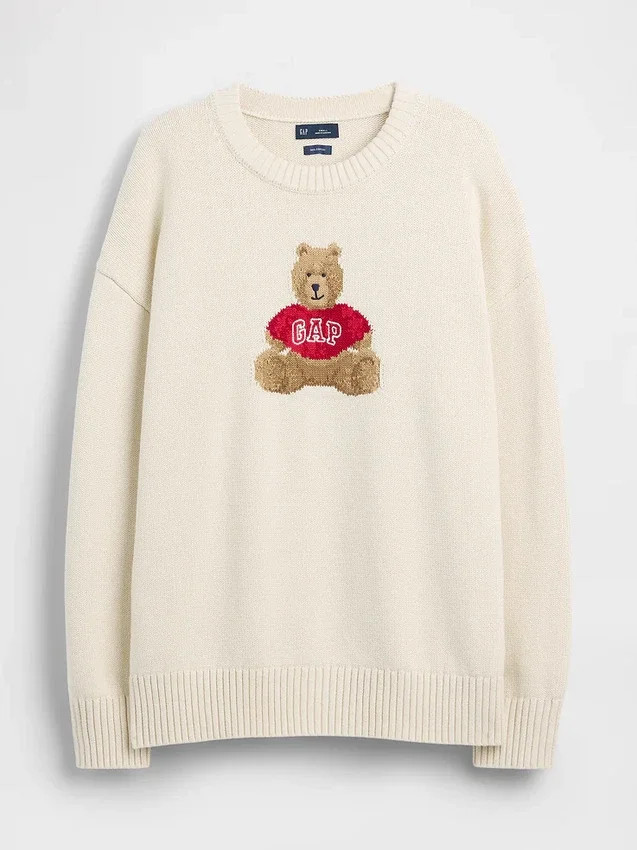 Oversized genser i 100 % bomull