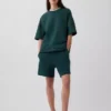 Oversized-genser i tykk fransk frotté