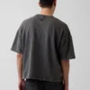 Oversized-genser i tykk fransk frotté