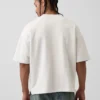 Oversized-genser i tykk fransk frotté