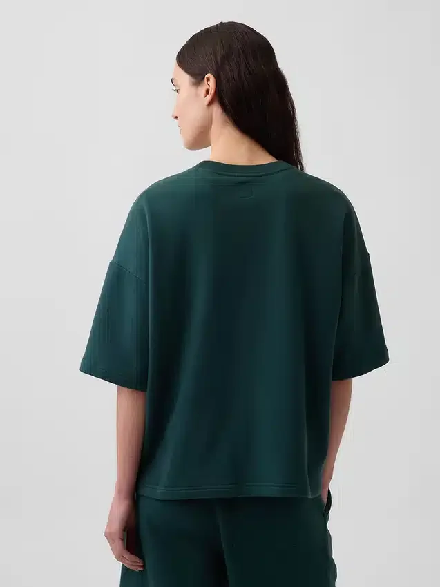 Oversized-genser i tykk fransk frotté