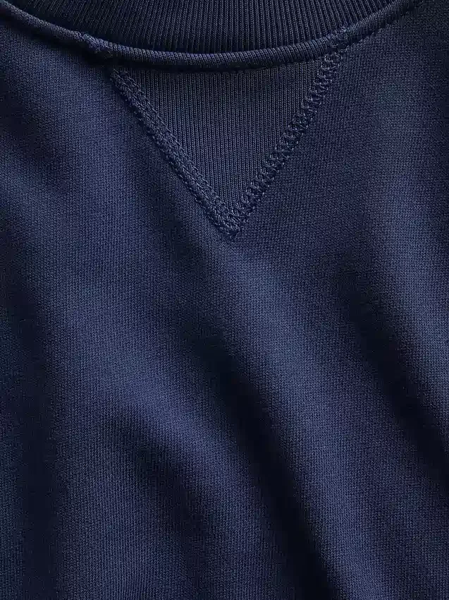 Oversized-genser i tykk fransk frotté