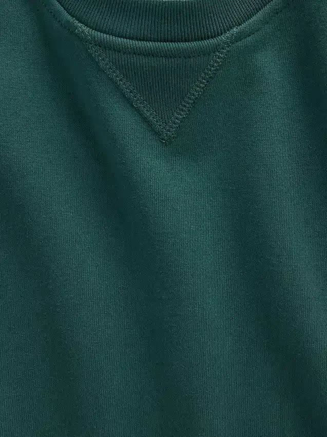 Oversized-genser i tykk fransk frotté