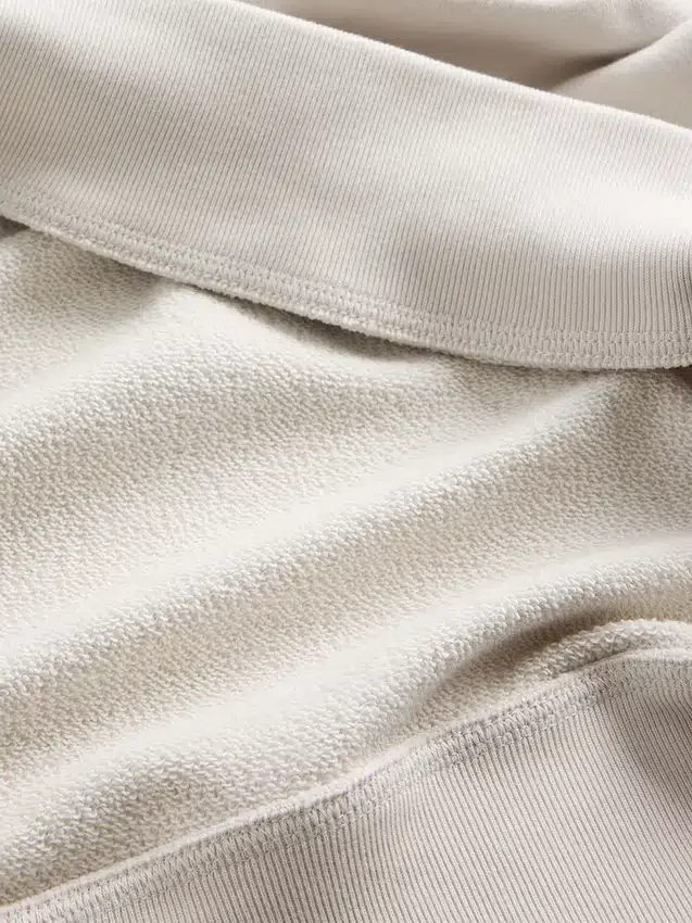 Oversized-genser i tykk fransk frotté