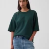 Oversized-genser i tykk fransk frotté