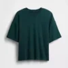 Oversized-genser i tykk fransk frotté