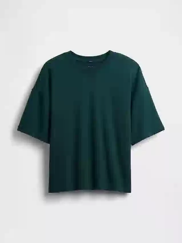 Oversized-genser i tykk fransk frotté