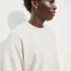 Oversized-genser i tykk fransk frotté