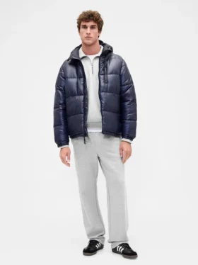 Oversized genser med kvart glidelås for voksne