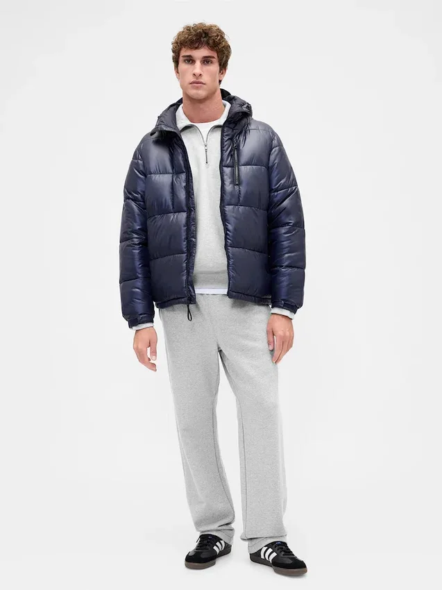 Oversized genser med kvart glidelås for voksne