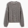 Oversized genser med rullekrage i 100 % bomull