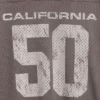 Oversized grafisk jersey-T-skjorte i mesh for barn