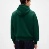 Oversized hettegenser i ekstra tykk fransk frotté med logo for voksne