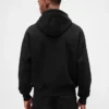 Oversized hettegenser i ekstra tykk fransk frotté med logo for voksne