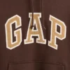 Oversized hettegenser i ekstra tykk fransk frotté med logo for voksne