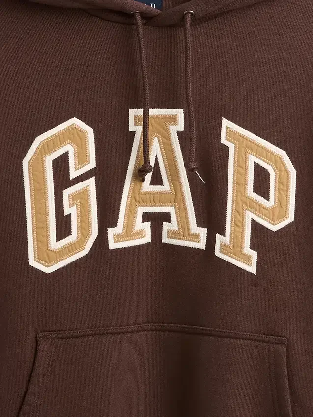 Oversized hettegenser i ekstra tykk fransk frotté med logo for voksne