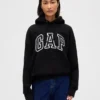 Oversized hettegenser i ekstra tykk fransk frotté med logo for voksne
