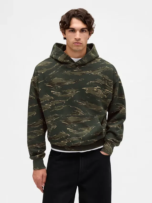 Oversized hettegenser i tykk kvalitet for voksne