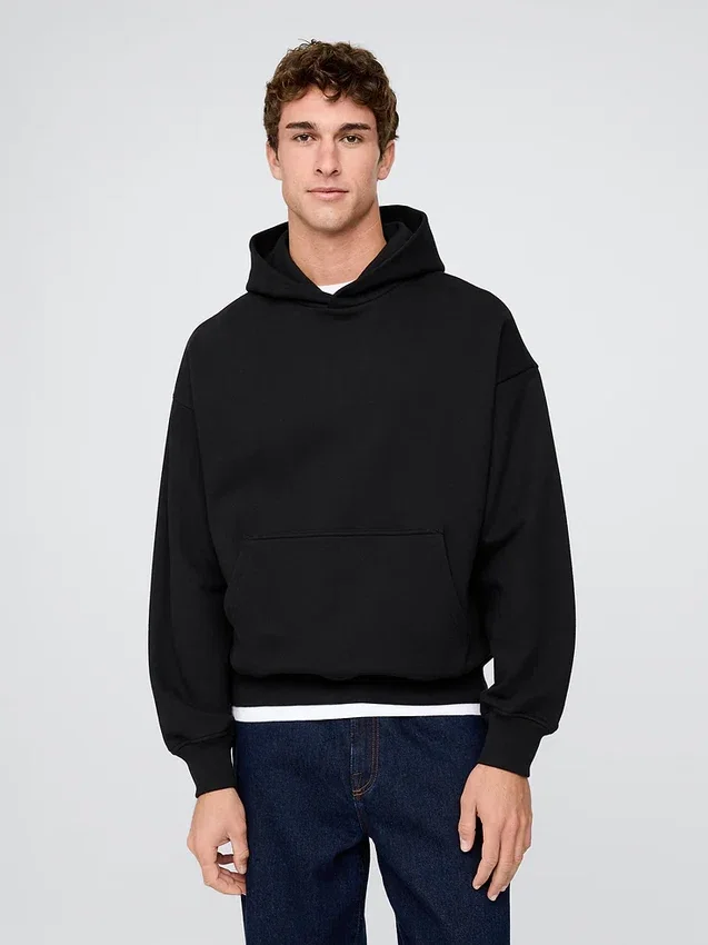 Oversized hettegenser i tykk kvalitet for voksne