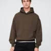 Oversized hettegenser i tykk kvalitet for voksne