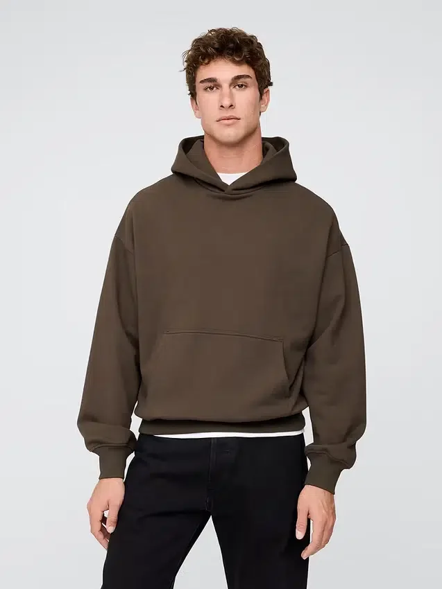 Oversized hettegenser i tykk kvalitet for voksne