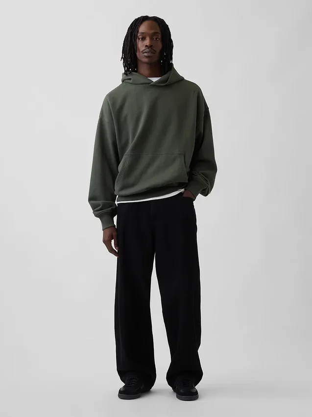 Oversized hettegenser i tykk kvalitet for voksne