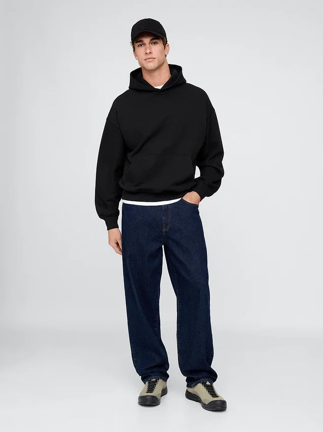 Oversized hettegenser i tykk kvalitet for voksne