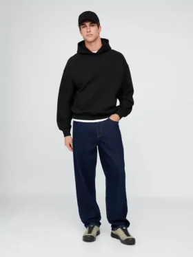 Oversized hettegenser i tykk kvalitet for voksne