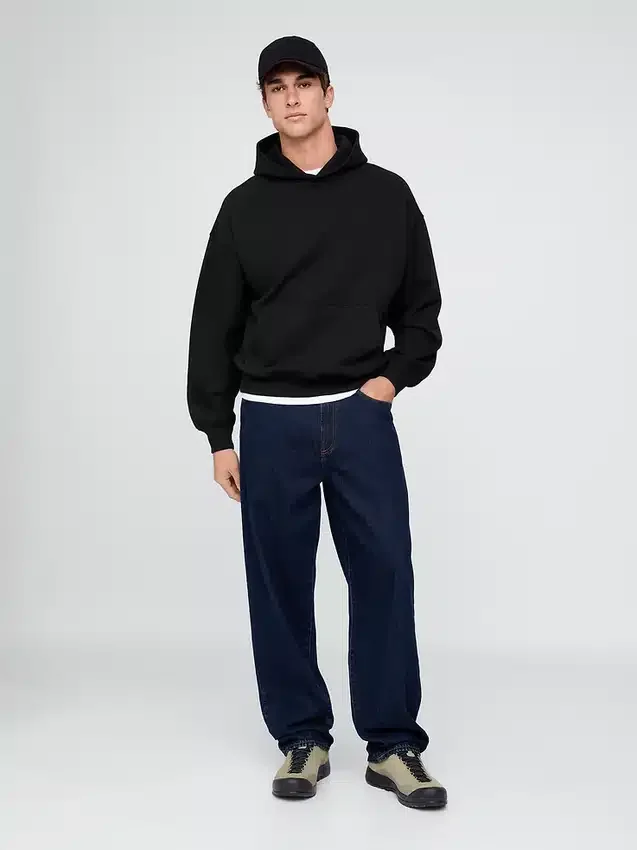 Oversized hettegenser i tykk kvalitet for voksne