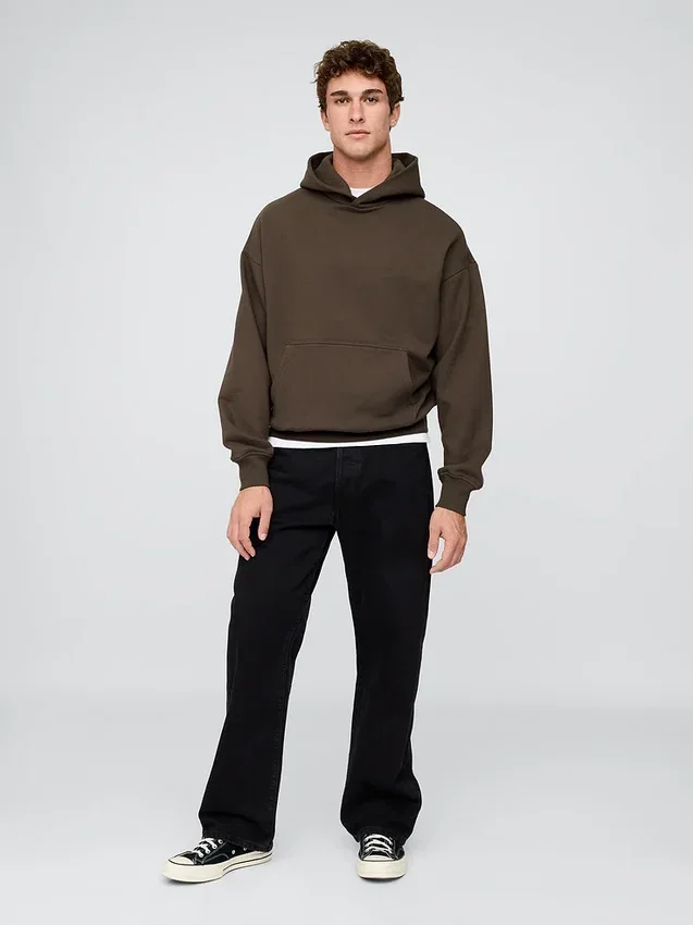 Oversized hettegenser i tykk kvalitet for voksne