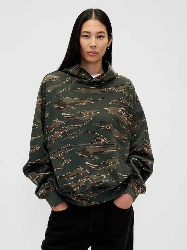 Oversized hettegenser i tykk kvalitet for voksne