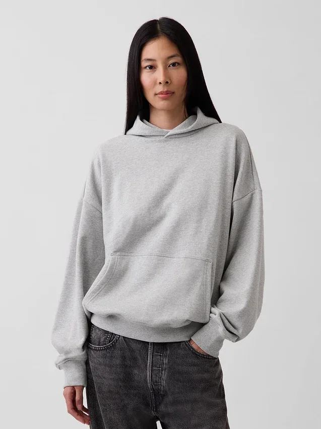 Oversized hettegenser i tykk kvalitet for voksne