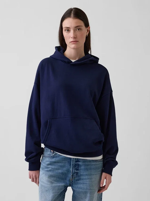 Oversized hettegenser i tykk kvalitet for voksne