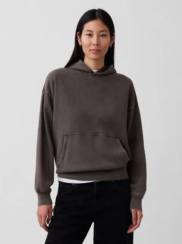 Oversized hettegenser i tykk kvalitet for voksne