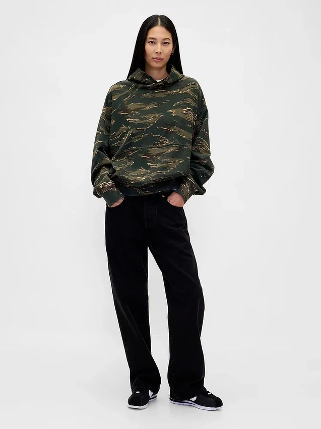 Oversized hettegenser i tykk kvalitet for voksne
