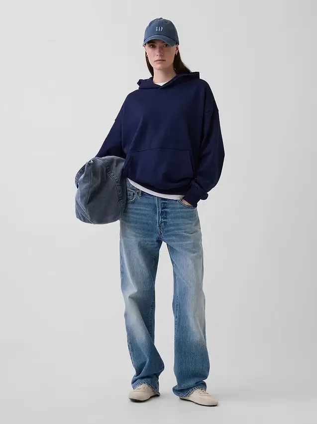 Oversized hettegenser i tykk kvalitet for voksne