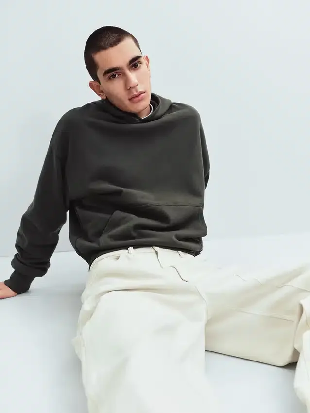 Oversized hettegenser i tykk kvalitet for voksne
