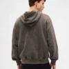 Oversized hettegenser med glidelås for voksne