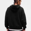 Oversized hettegenser med glidelås for voksne