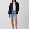 Oversized hettegenser med glidelås for voksne