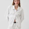 Oversized ikonisk denimjakke