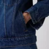 Oversized ikonisk denimjakke