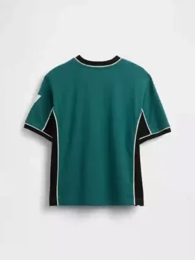 Oversized jersey-T-skjorte for barn