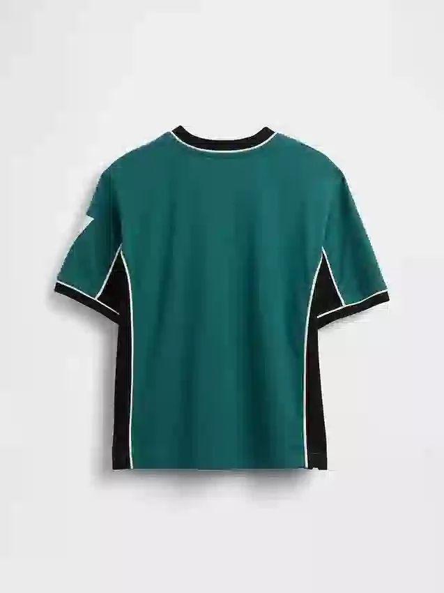 Oversized jersey-T-skjorte for barn