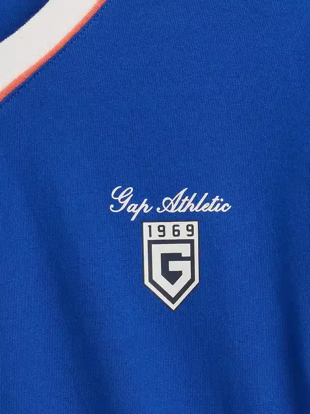 Oversized jersey-T-skjorte for barn