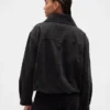 Oversized kokongjakke i denim