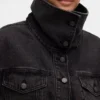 Oversized kokongjakke i denim
