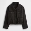 Oversized kokongjakke i denim